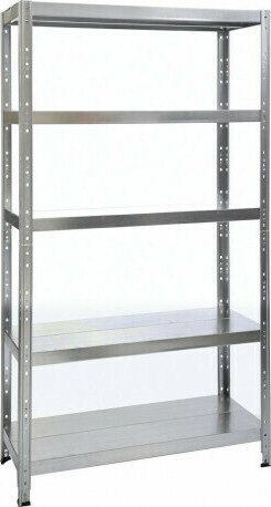 Γαλβανιζέ Ραφιέρα με 5 Ράφια 120x50x195cm BULLE 610403