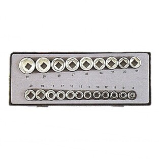 Σετ 21 Καρυδάκια 1/2" 8-32mm για Εργαλειοφόρο FORCE T4212