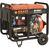 KRAFT - WS 8500-3 Ηλεκτρογεννήτρια Πετρελαίου τριφασική (με μίζα & μπαταρία)