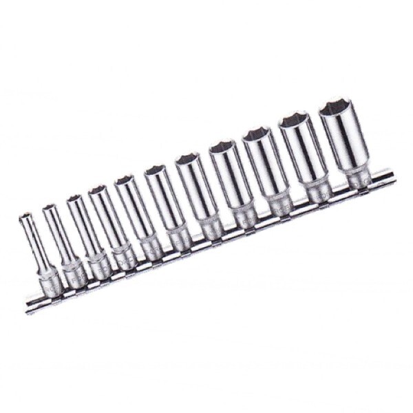 Σετ 11 Καρυδάκια 1/4" Εξάγωνα Μακριά 4-14mm FORCE 21115