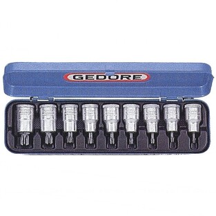 Σετ 9 Καρυδάκια Allen 1/2" Torx T20-T60 GEDORE 6158970