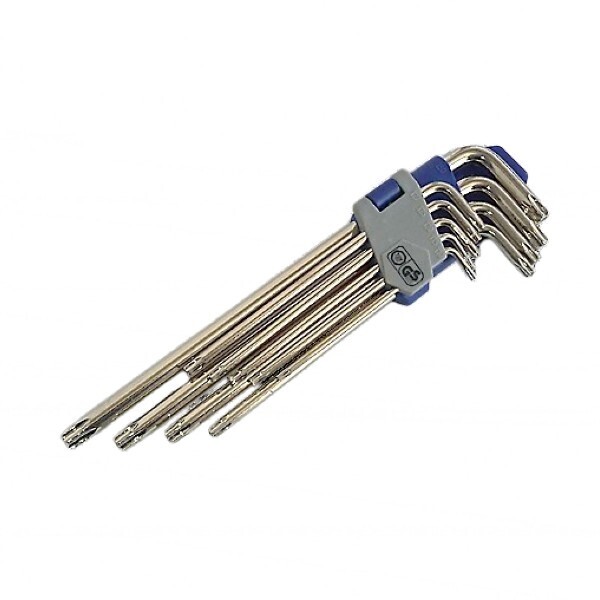Σετ 9 Allen Torx Μακριά με Τρύπα T10H-T50H INTER 50738902