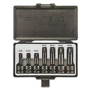 Σετ 7 Καρυδάκια Allen Αέρος 1/2" Πολύσφηνα M8-M16 FORCE 40713