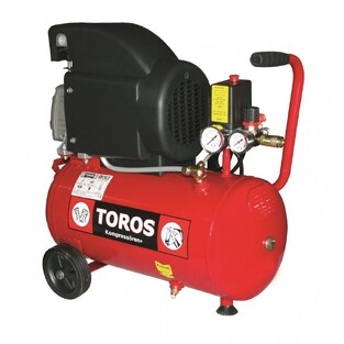 Αεροσυμπιεστής Μονομπλόκ Λαδιού 2Hp 50lt TOROS 40140