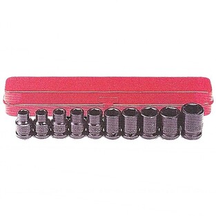 Σετ 10 Καρυδάκια Αέρος 1/2" Εξάγωνα 11-24mm FORCE 4109