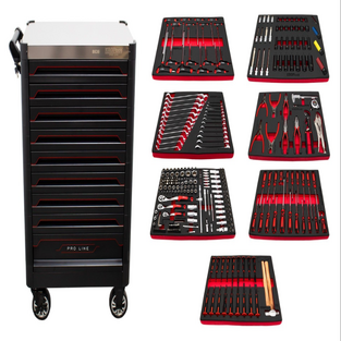 Εργαλειοφόρος 9 Συρταριών (Τα 7 Συρτάρια με εργαλεία) Proline KROF 8637