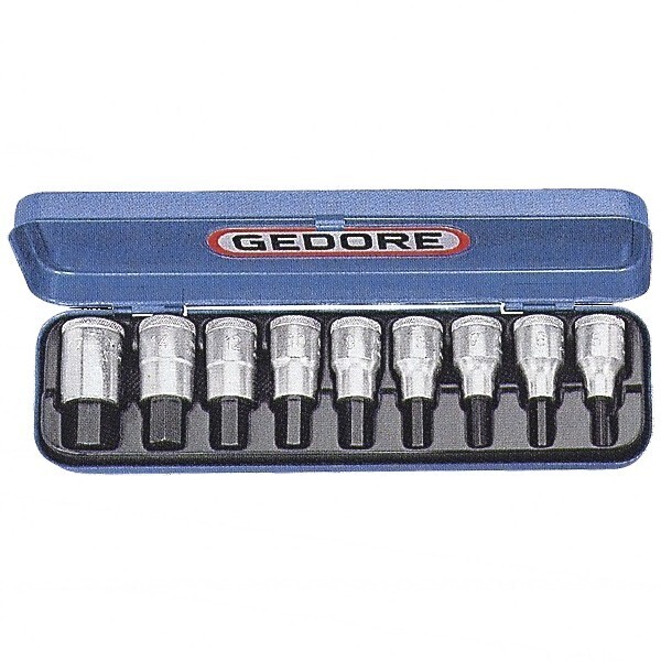 Σετ 9 Καρυδάκια Allen 1/2" 5-17mm GEDORE 6156250