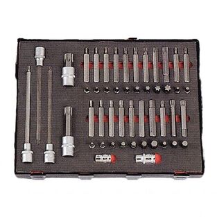 Σετ 49 Τεμαχίων με Μύτες σε 10mm και Καρυδάκια Allen 1/2" Torx για Ερφαλειοφόρο K4492