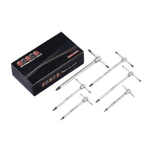 Σετ 6 Allen Ταφ Εξάγωνα με Μεταλλική Λαβή 2-6mm FORCE 50638