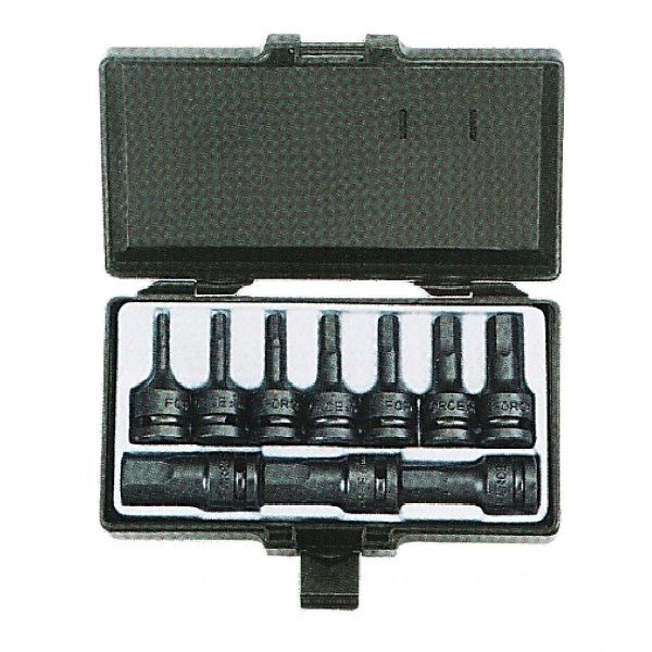 Σετ 10 Καρυδάκια Allen Αέρος 1/2" 4-19mm FORCE 41012