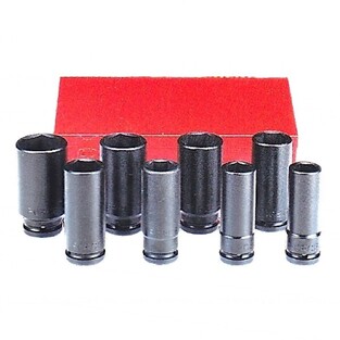 Σετ 8 Καρυδάκια Αέρος 3/4" Εξάγωνα Μακριά 19-41mm FORCE 6083 D