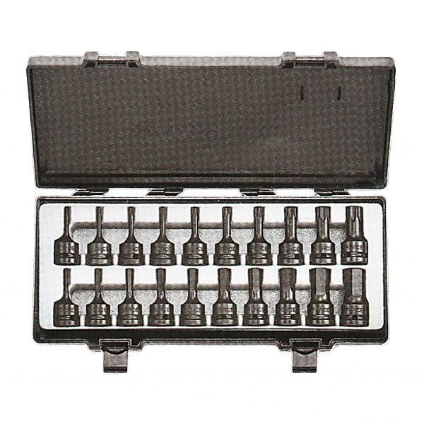 Σετ 20 Καρυδάκια Αέρος 1/2" Allen & Torx 4-19mm & Τ20-Τ70 FORCE 4205
