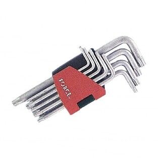 Σετ 9 Allen Torx Μακριά με Τρύπα T10H-T50H FORCE 5098 LT