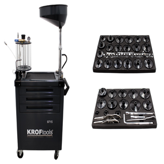 Εργαλειοφόρος/Συλλέκτης Λαδιού 90 Λίτρων  KROF 9715