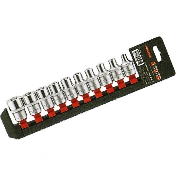 Σετ 10 Καρυδάκια 1/2" Torx Θηλυκά E8-E24 FORCE 41019