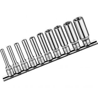 Σετ 10 Καρυδάκια 1/4" Torx Θηλυκά Μακριά E4-E16 FORCE 21016 D