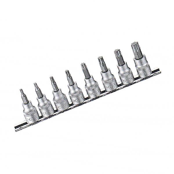 Σετ 8 Καρυδάκια Allen 3/8" Torx T20-T55 FORCE 3086