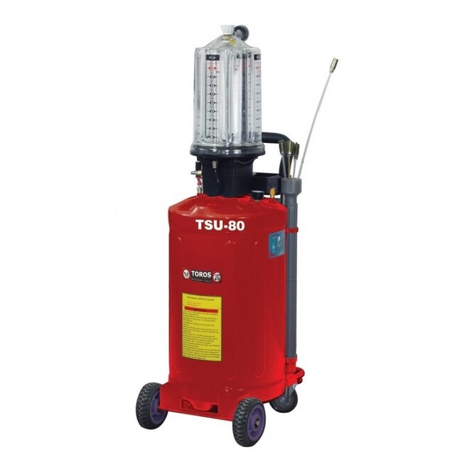 Αναρροφητήρας Λαδιού με Γυάλα 80lt TOROS 40670