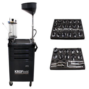 Εργαλειοφόρος/Συλλέκτης Λαδιού 90 Λίτρων  KROF 9715