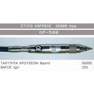 ΣΤΥΛΟ ΧΑΡΑΞΗΣ ΕΠΙΦΑΝΕΙΩΝ 36000 bpm GP-580