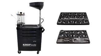 Εργαλειοφόρος/Συλλέκτης Λαδιού 90 Λίτρων  KROF 9715