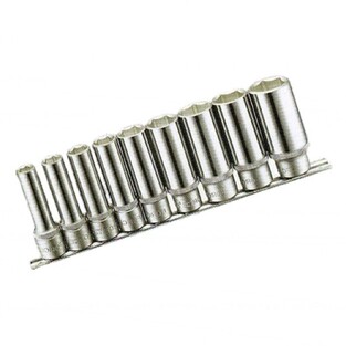 Σετ 9 Καρυδάκια 1/2" Πολύγωνα Μακριά 10-24mm FORCE 40911-9
