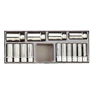 Σετ 14 Καρυδάκια 1/2" Μακριά 10-32mm για Εργαλειοφόρο FORCE T4143