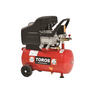 Αεροσυμπιεστής Μονομπλόκ Λαδιού 2,5Hp 24lt TOROS 40137