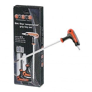 Σετ 6 Allen Ταφ Torx με Τρύπα στο Κοντό Στέλεχος T10-T30 FORCE 50636